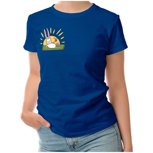 фото Футболка roly, размер s, синий