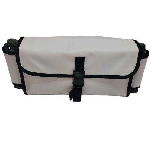 фото Сумка на ликтрос с бутылкодержателем (большая ) белая для лодки пвх riverboats