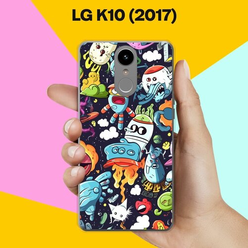 Силиконовый чехол на LG K10 (2017) Пак / для Лджи К10 2017