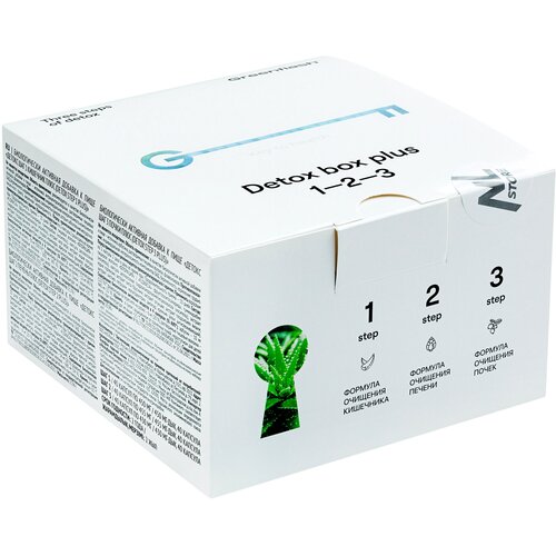 Detox box plus 1-2-3 формулы мягкого очищения