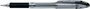 Ручка гелевая Zebra Jimnie Hyper Jell (11651) черный диаметр 0.7мм черные чернила сменный стержень линия 0.5мм резиновая манжета