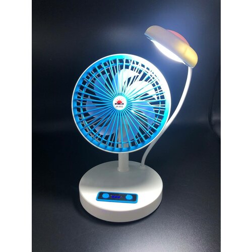 Вентилятор настольный беспроводной с LED лампой 2 режима 99800₽
