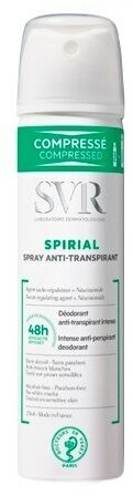 SVR Спириал/Spirial Spray Anti-transpirant Спрей-антиперспирант 75 мл 1 шт