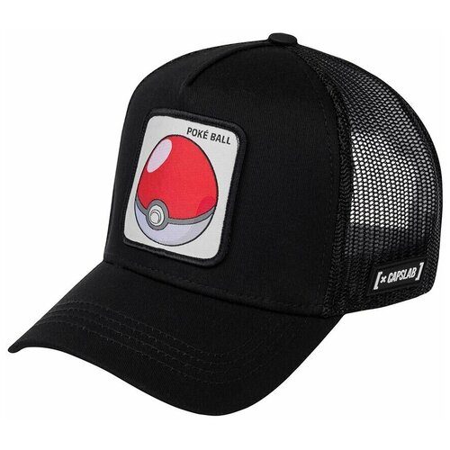 фото Бейсболка с сеточкой capslab cl/pkm/1/pok1 pokemon pokeball, размер one