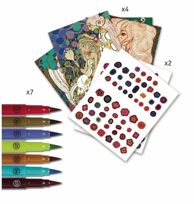 Раскраска-аппликация Djeco Новое искусство - фото №11