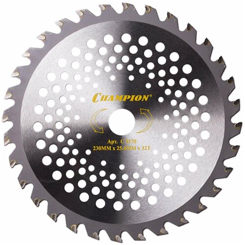 Нож с зубцами из твердого сплава 32/230/25,4 (SRM-2305SI, SRM-2655SI) Strong Champion C5170