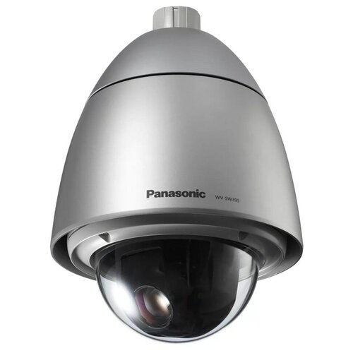 Поворотная камера видеонаблюдения Panasonic WV-SW395 серый 12000000₽