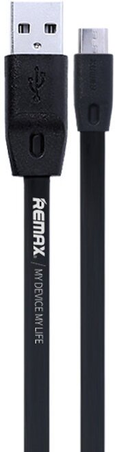 Кабель USB 2.0 A (m) - micro USB 2.0 B (m) Remax RC-001m 1м Черный