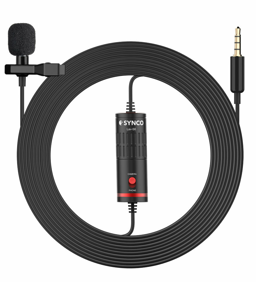 Петличный микрофон Synco Lav-S6 черный - фото №3
