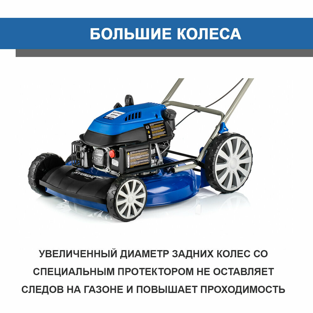 Бензиновая газонокосилка Hyundai L 5100M 35 лс 508