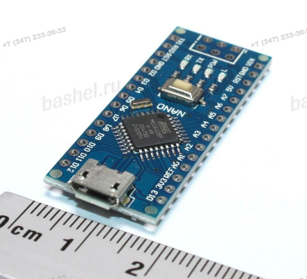 Arduino Nano V3.0 CH340 (not original) MicroUSB, Программируемый контроллер электротовар