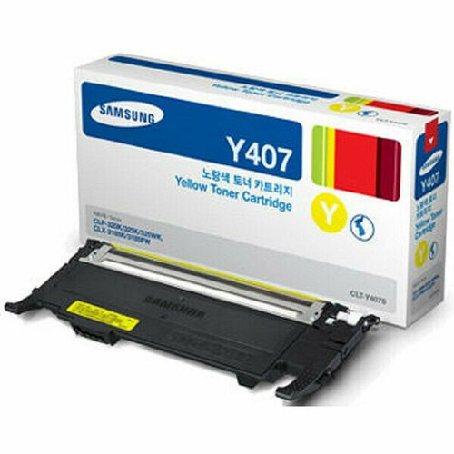 Тонер-картридж Samsung CLT-Y407S (SU476A) Yellow картридж easyprint ls y407 clt y407s y407s 407s cs y407s для принтеров samsung желтый