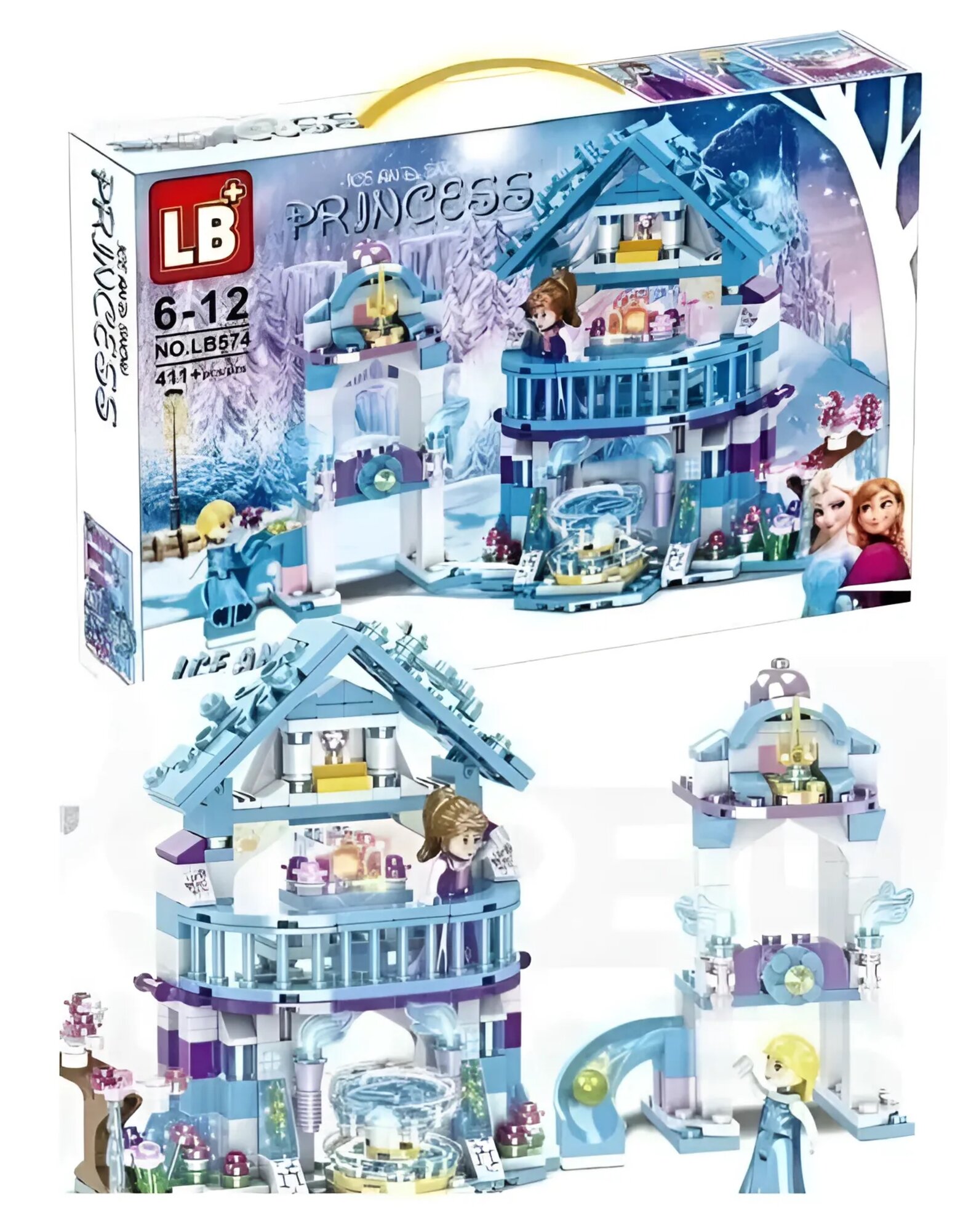 Конструктор LB+ Princess LB574, 411 дет.