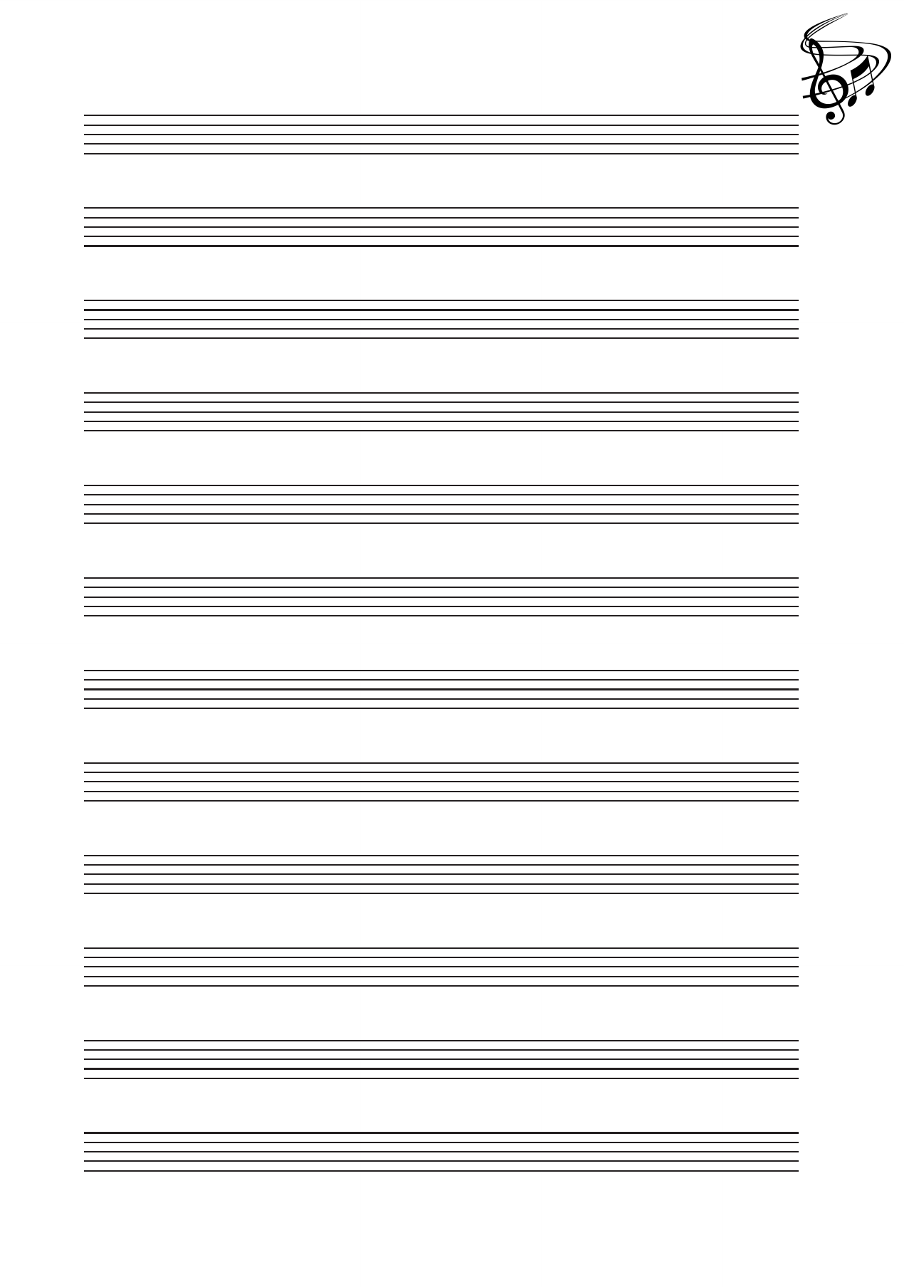 Тетрадь для нот. Музыкальное настроение, с цитатой (12 л, А4, вертикальная, скрепка) — фото 1