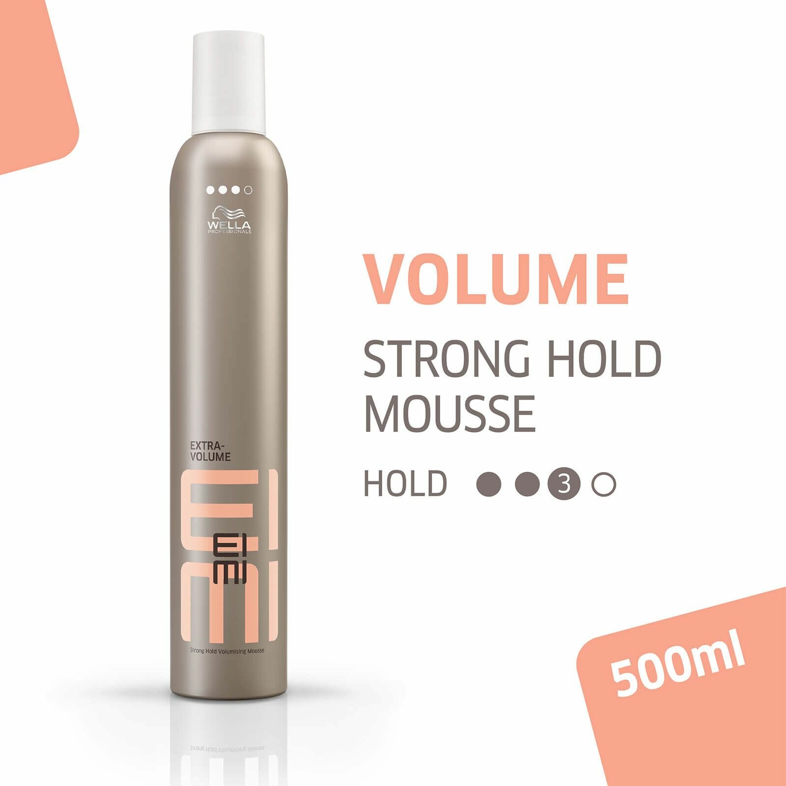 Wella Professionals EIMI Extra Volume Пена для укладки сильной фиксации, 500 мл — фото 1