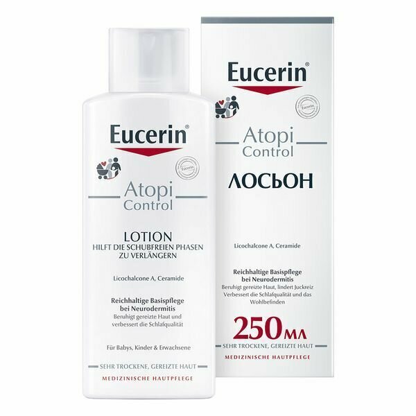 Eucerin Atopi Control Лосьон для тела для взрослых детей и младенцев 250 мл