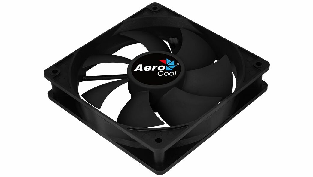 Вентилятор AeroCool Force 12 Black 120 мм 3pin+Molex (4718009157989)