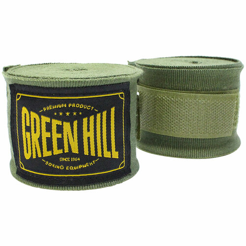 Боксерские бинты Green Hill Flexfit хаки, 4 метра