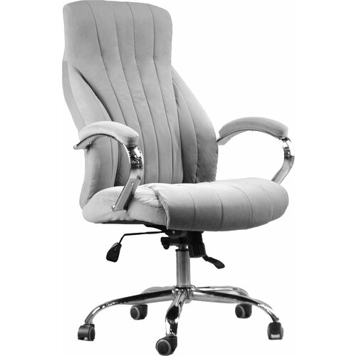 Кресло руководителя Everprof Coral Ткань Серый