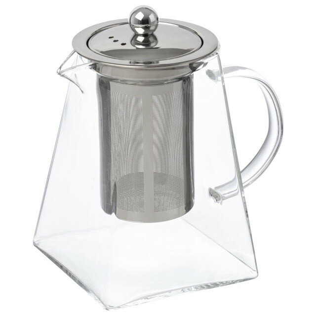 Чайник заварочный LEONORD Aroma 1л стекло, нерж. сталь