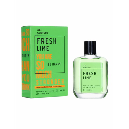фото Парфюмерия xxi века мужской fresh lime лосьон после бритья 100мл xxi century