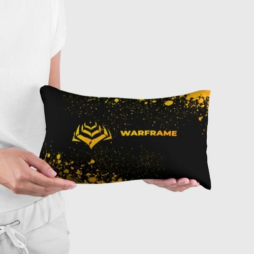 Warframe - gold gradient: надпись и символ Подушка — фото 1