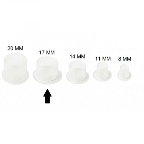 Колпачки для красок Ava Tattoo AVA TA-226A 17 мм (100 шт)