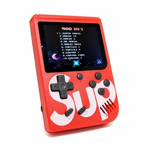 Game 400 игр портативная игровая приставка SUP Game красная ретро игры 1077₽