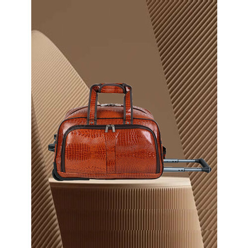 Сумка дорожная TIMSOON, 50 л, 30х30х50 см, ручная кладь, светло-коричневый