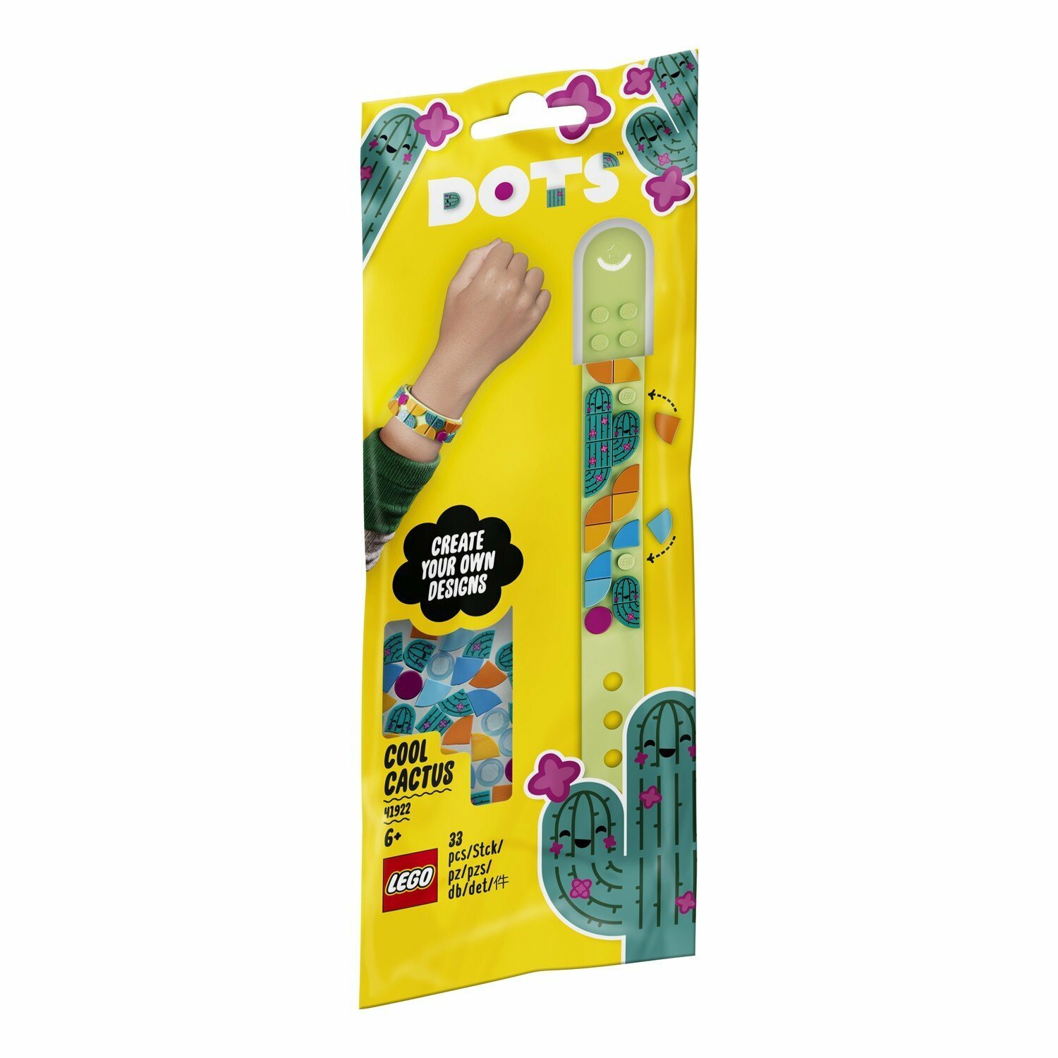 Конструктор LEGO Dots 41922 Браслет Кактус - фото №1