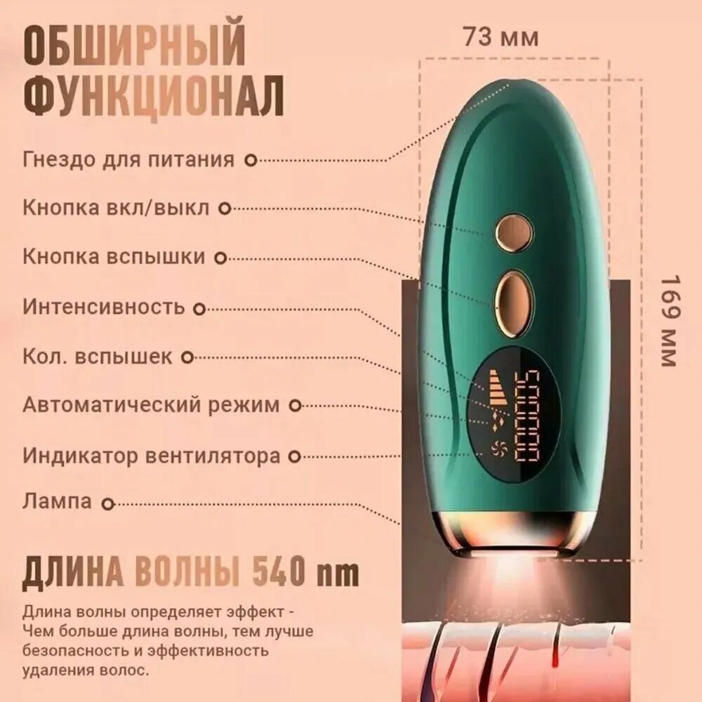 Картинки Xiaomi Фотоэпилятор JDK-889