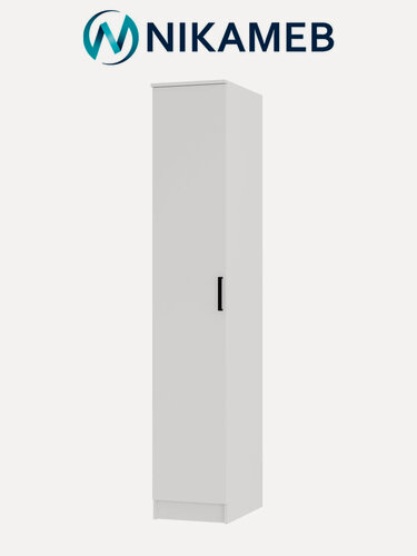 Изображение товара Шкаф-пенал для одежды МС "Фьюжн", ЛДСП (белый), 40х61х222 см