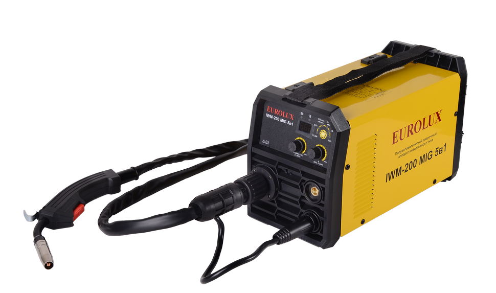 Сварочный полуавтомат IWM-200 MIG 5в1 Eurolux - фото №13