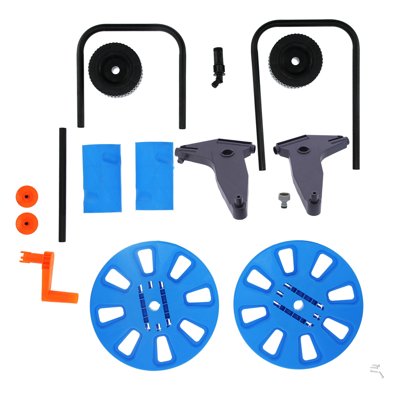 Садовый шланг тележка портативный HandPush водопроводная труба хранения стойка органайзер для G1/2 50м трубы