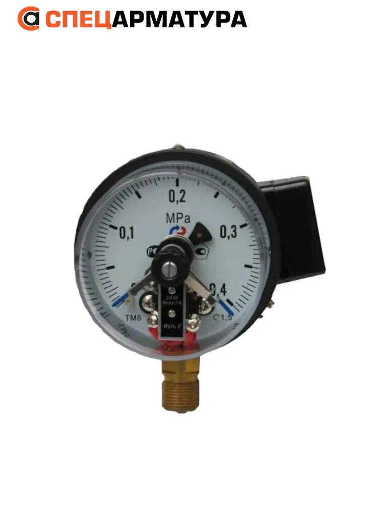 Манометр электроконтактный ТМ-510Р.05(0-0,4МРа)M20x1,5.1,5
