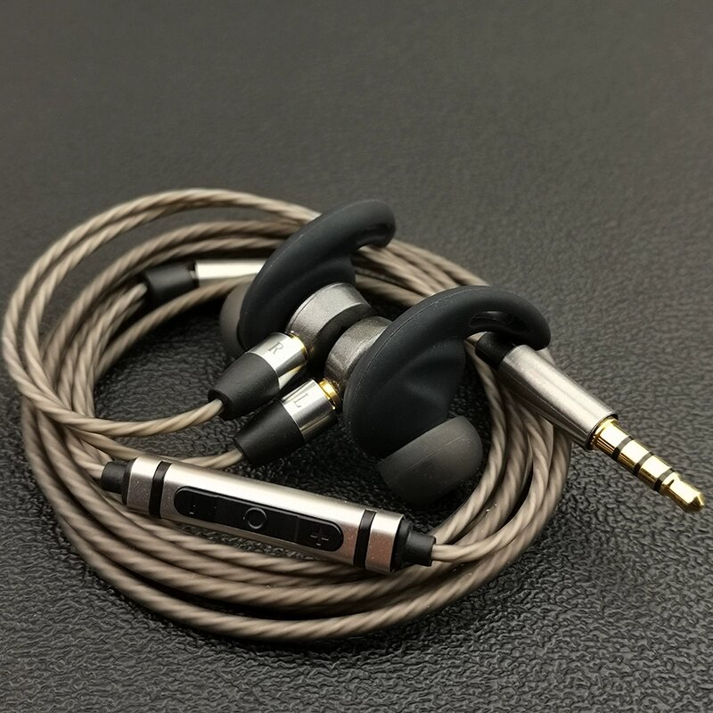 MMCX магнитные наушники с серебряным кабелем C5 и 3.5 мм микрофоном для Bluetooth