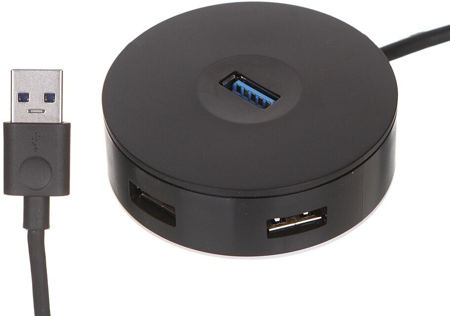 Хаб Baseus Round Box USB3.0 to USB3.0 / USB2.0x3 1m Black CAHUB-U01