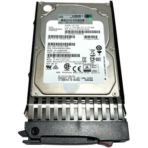 Жесткий диск HP 900GB SAS 10K 785414-001 3069700₽