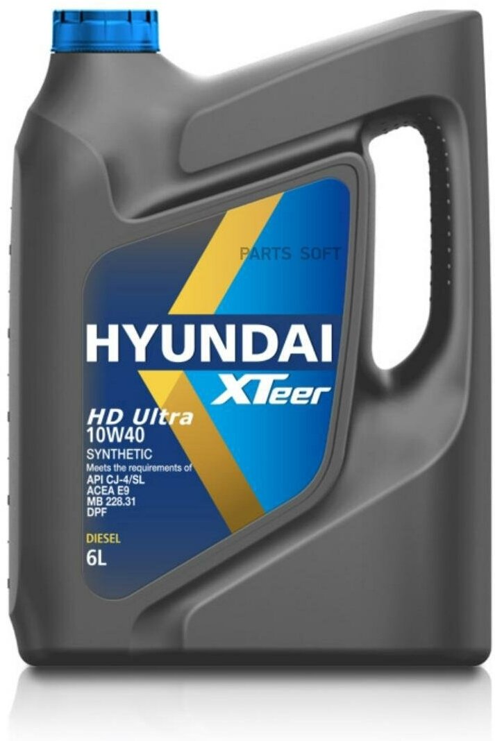 HYUNDAI XTeer Масло Моторное Xteer Hd Ultra 10w40 (6l)