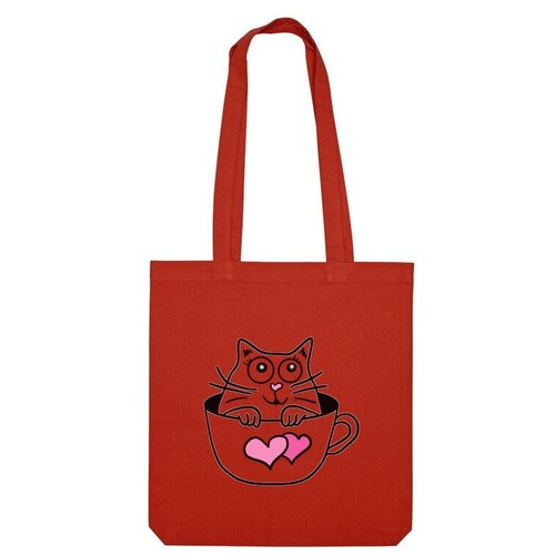 фото Сумка шоппер us basic, красный