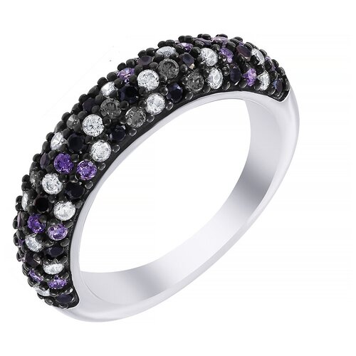 фото Element47 кольцо из серебра 925 пробы с шпинелью и кубическим цирконием yr01529_ko_sp_001_wg, размер 19