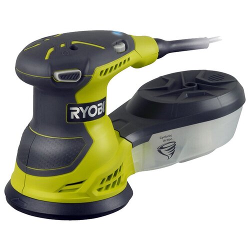 Эксцентриковая шлифмашина RYOBI ROS300A 5133001142, 300 Вт эксцентриковая шлифмашина bosch gex 125 1ae 0601387500 125 мм 250 вт