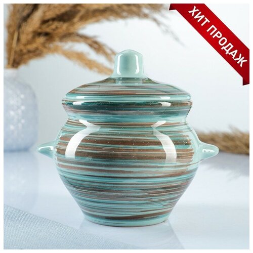 Горшок для жаркого 5 с ручками 05л для дома 1053₽