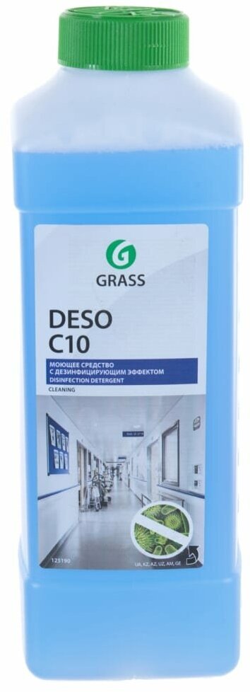 Средство для чистки и дезинфекции Deso C-10 5 л Grass - фото №7
