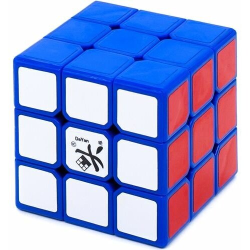 Скоростной Кубик Рубика DaYan 5 3x3х3 Zhanchi / Головоломка для подарка / Синий dayan 5 zhanchi 57 mm magic speed dayan cube puzzle ultra smooth cube professional classical stickers toys for children
