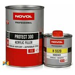 Грунт акриловый 4+1MS черный Novol PROTECT300, 1,0+0,25 - изображение