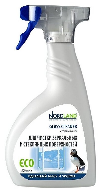 Спрей Nordland Glass Cleaner для чистки зеркальных и стеклянных поверхностей, 500 мл