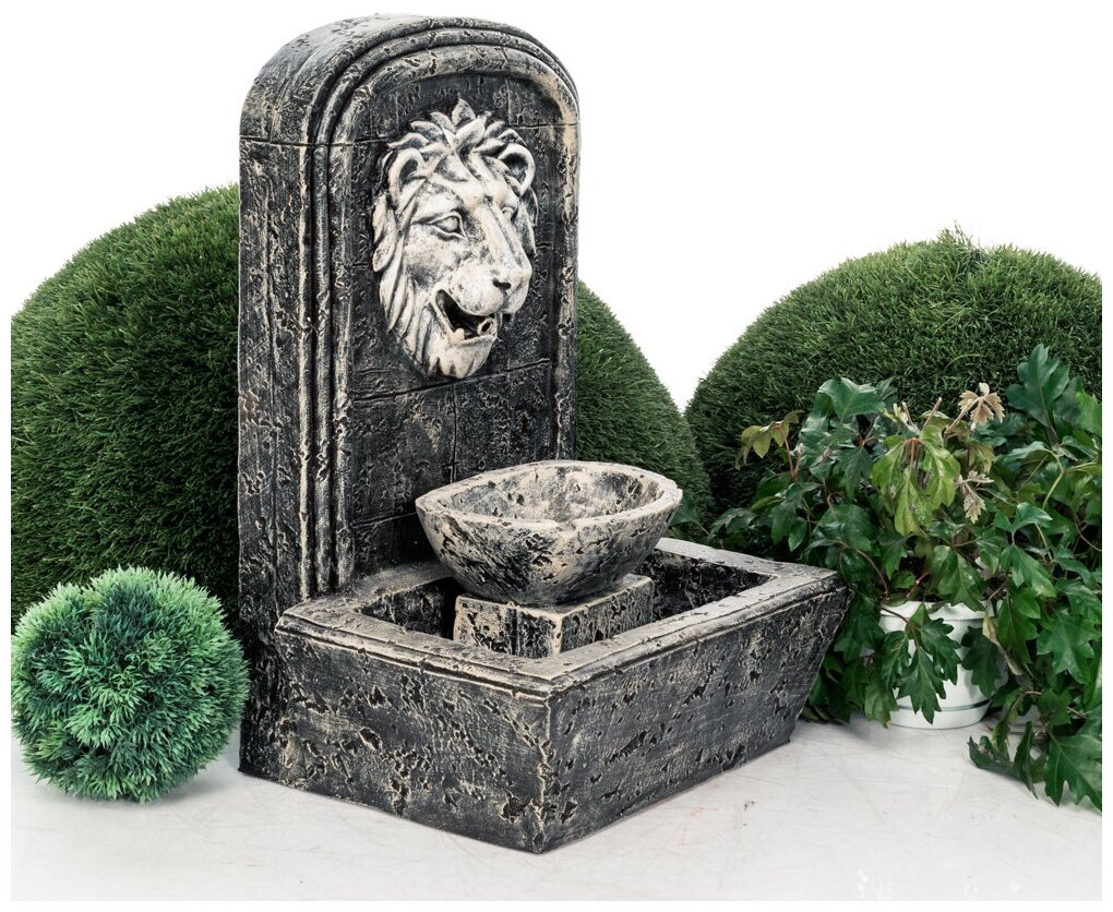 Декоративный садовый фонтан "Львиная голова" малый U09072 Хитсад - фотография № 6
