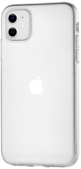 Силиконовый чехол Ubear для Apple iPhone 11, Laser Tone Case, текстурированный прозрачный