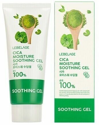 Гель универсальный с центеллой азиатской Lebelage Cica Moisture Purity 100% Soothing Gel 100ml